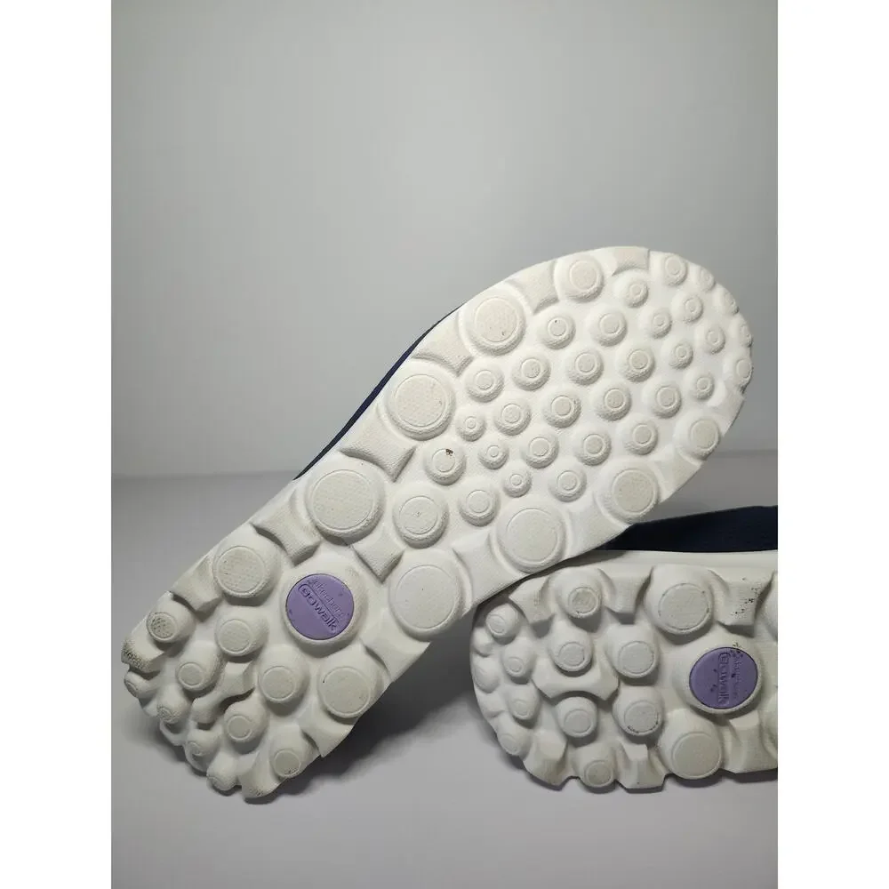 Skechers Women's Slip-ins Go Walk Travel Fiji Slip-Ons Navy Blue Sz 8